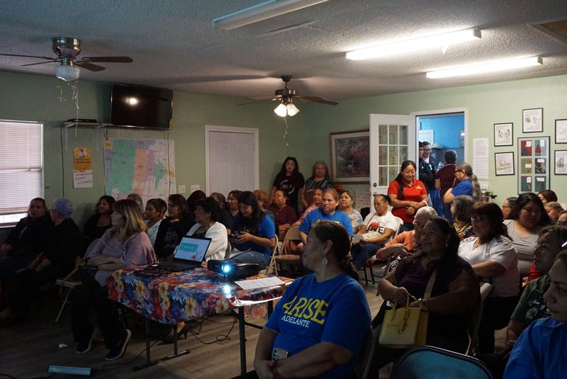 Community workshop full house